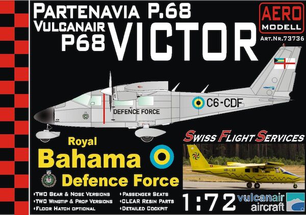 Partenavia P.68C Victor (Royal Bahama Defence Force, Swiss flight Services) 01-73736