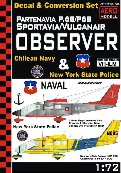 Partenavia P.68 Observer (Chilean Navy, New York State Police)  727-08