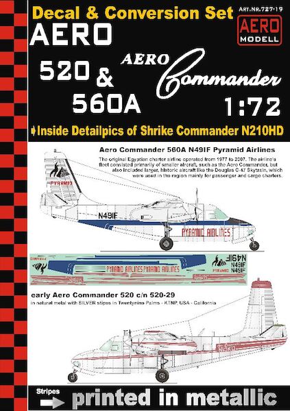 Aero Commander (N19KD & Pyramid Airlines) 727-19