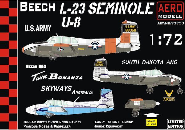 Beech L23/U8 Seminole (US Army , B50 Twin Bonanza (Skyways Australia)  73750