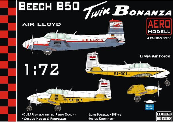 Beech B50 Twin Bonanza (Air Lloyd, Libyan AF)  73751