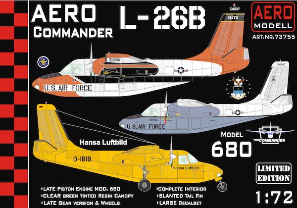 Aero 560ACommander L-26B USAF; Hansa LB  73755