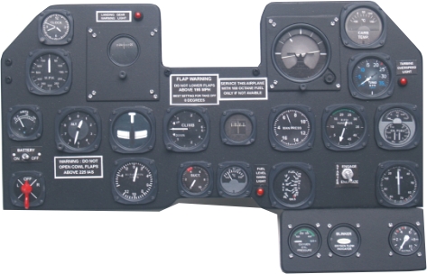 Republic P47 Thunderbolt Instrument Panel Construction Kit  AT1005