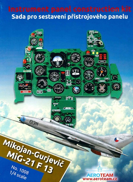 MIG-21 F13 Instrument Panel Construction Kit AT1008