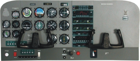 Cessna 172 Instrument Panel Construction kit at3001