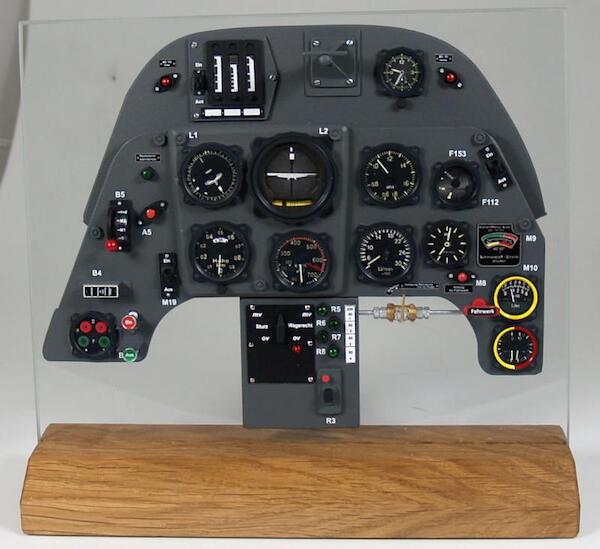 Messerschmitt BF109G-6 Instrument Panel  pp06