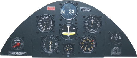 Boeing Stearman 75 Kaydet Instrument Panel  RM 3028-4