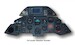 Hawker Hunter Instrument Panel RM 3031-4 