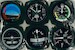 Instrument Coaster set of 6 General aviation Instruments (onderzetters) UP0011 