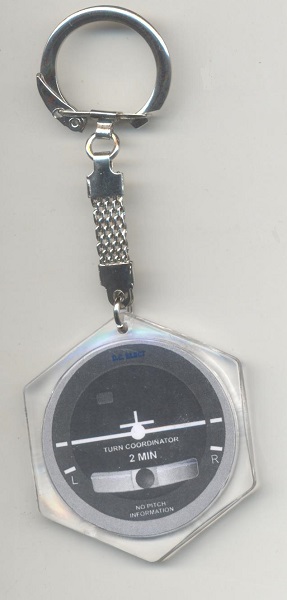 Turn and bank Indicator Keyring  up06