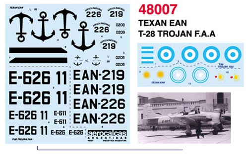 SNJ Texan (Armada Argentina), T28 Trojan (Fuerza Aerea Argentina)  48007