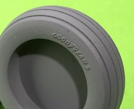 Tyres for F6F Hellcat with Straight running Tread (Airfix) ACM-24003