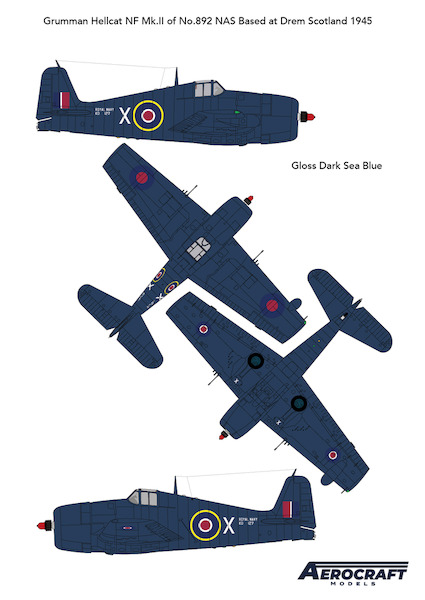 F6F-5N Hellcat  (FAA KD127) conversion set  (Airfix)  ACM-24006