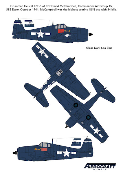 F6F-5 Hellcat "Minsi" conversion set (Airfix) ACM-24008