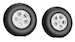 Supermarine Spitfire  5 spoke wheel  - Smooth Tyre (Airfix) ACM-24021