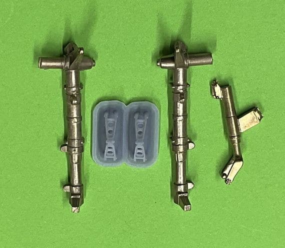Brass undercarriageSet for Spitfire MKVIII (Airfix) ACM-24023