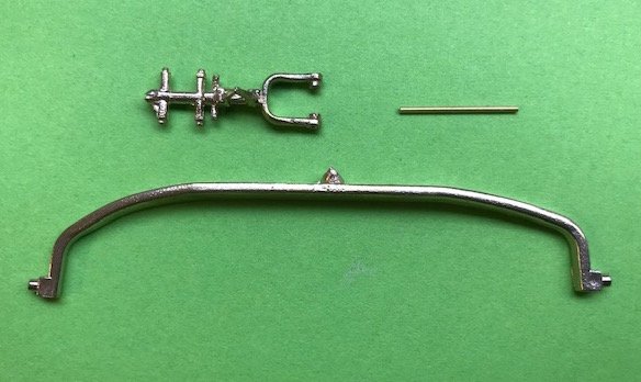 Brass undercarriage Legs for Cessna O2 (Roden) ACM-32001