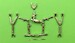 Brass undercarriage Legs for OV10A/D Bronco (Kitty hawk) OV10 legs