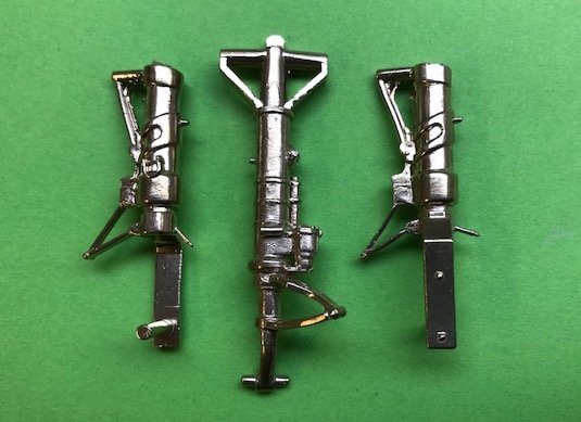 Brass undercarriage Legs for F4 Phantom (Revell)  ACM-32003
