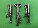 Brass undercarriage Legs for F4 Phantom (Revell) F4 legs