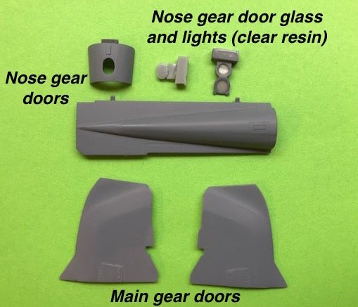 Undercarriage wheel door set for F4 Phantom (Revell)  ACM-32010