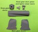 Undercarriage wheel door set for F4 Phantom (Revell) F4 doorset