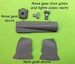 Undercarriage wheel door set for F4 Phantom (Revell) F4  doorset