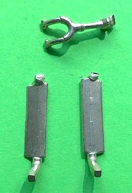 Brass undercarriage Legs for Gloster Gladiator (ICM) ACM-32012