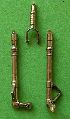Brass undercarriage Legs for Messerschmitt Bf108B (Eduard) ACM-32014