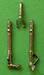 Brass undercarriage Legs for Messerschmitt Bf108B (Eduard) BF108 Legs