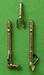 Brass undercarriage Legs for Messerschmitt Bf108B (Eduard) BF108 Legs