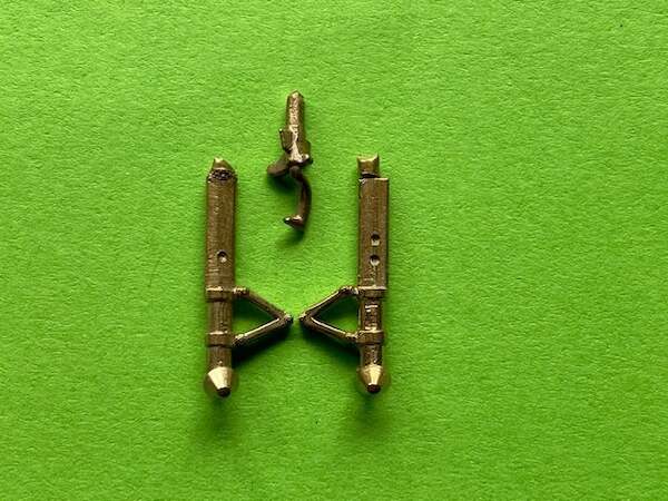 Boeing PT17 Stearman Undercarriage legs set (ICM) ACM-32021