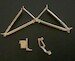 Brass Undercarriage De Havilland DH82 Tiger Moth Set (ICM) ACM-32028