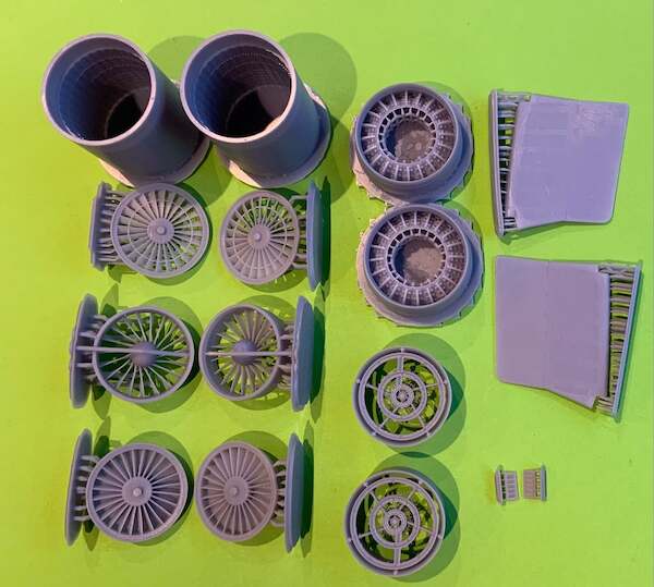 McDonnel Douglas F4K/M Phantom Intake and Exhaust parts (Tamiya F4J)  ACM-32053