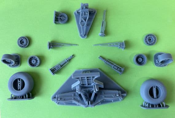 General Dynamics F111 Aardvark Undercarriage and wheel set (Tigger Models) ACM-32062