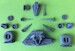 General Dynamics F111 Aardvark Undercarriage and wheel set (Tigger Models) ACM-32062