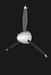 North American P51A Mustang replacement Propeller Blades and spinner (Hobbycraft) ACM-32065