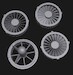 McDonnell Douglas F4C/D/E/J Phantom intake set (Tamiya) ACM-32072