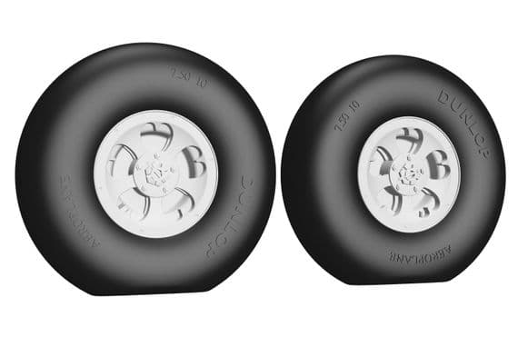 Supermarine Spitfire 5 Spoke wheel - Smooth Tyre (Kotare)  ACM-32074