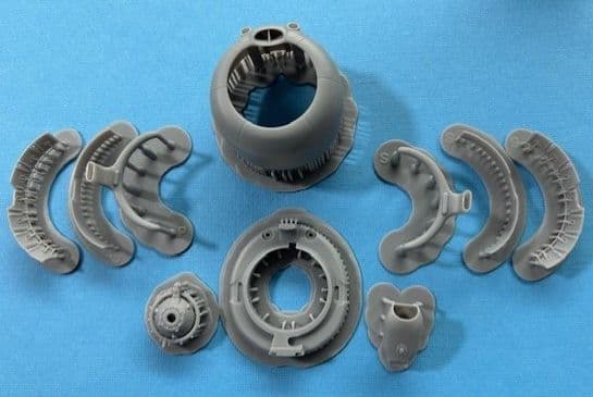 Nakajima Ki43 Oscar corrected and detailed Cowl set (Hasegawa)  ACM-32088