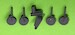 Brass undercarriage Legs Focke Wulf Triebflugel (Miniart) Triebflugel legs