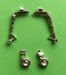 Brass undercarriage Legs Messerschmitt BF109 (Tamiya) BF109 undercart