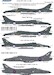 Hawker Hunter T8M Dual Conversion set with Royal Navy Decals (Airfix) Hunter T7 RAF