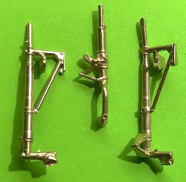 Brass undercarriage Legs for Lockheed P38F/G Lightning (Tamiya) ACM-48019
