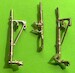 Brass undercarriage Legs for Lockheed P38F/G Lightning (Tamiya) P38 Brass undercarriage