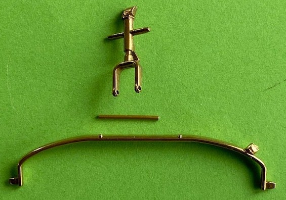 Brass undercarriage Legs for Cessna O2 (ICM) ACM-48021