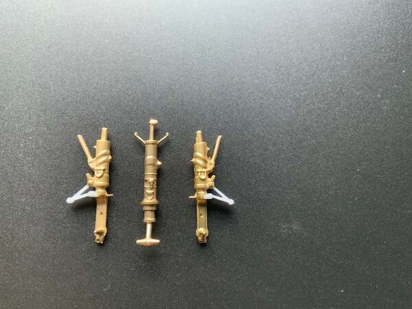 Brass undercarriage Legs F4B Phantom (Tamiya) ACM-48032