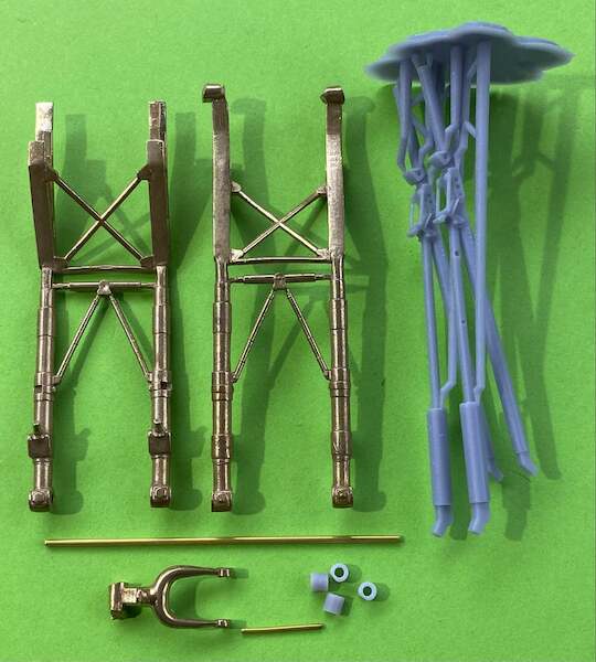 Brass undercarriage Legs Avro Lancaster (Hong Kong) ACM-48041