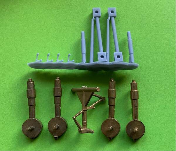 Brass Lockheed C130 Hercules Undercarriage Set (Italeri) ACM-48043