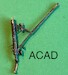 Brass McDonnell Douglas F15 Eagle Nose Strut (Academy) ACM-48045